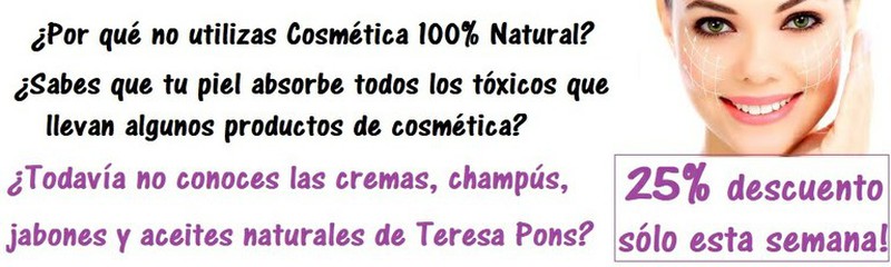 Per que no utilitzes Cosmètica 100% Natural?