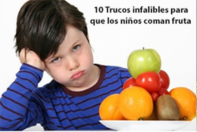 10 Trucos infalibles para que los niños coman fruta