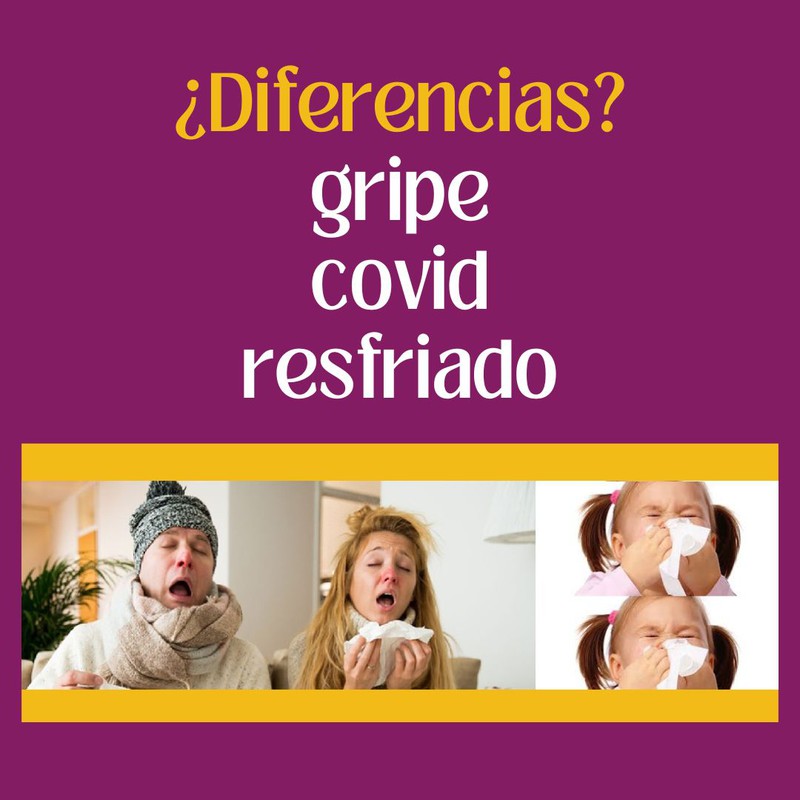 ¿Cómo saber si tengo gripe, covid o es un catarro o resfriado?