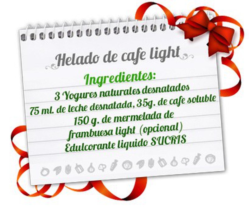 Helado de café light