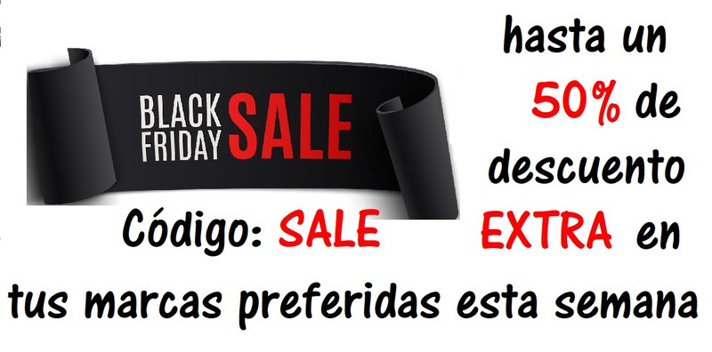 Hasta un 50% de descuentos en todos los productos: nos adelantamos al Black Friday!!