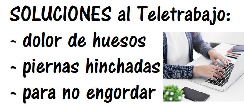 Soluciones a los problemas de trabajar desde casa: piernas hinchadas, dolor articular y engordar