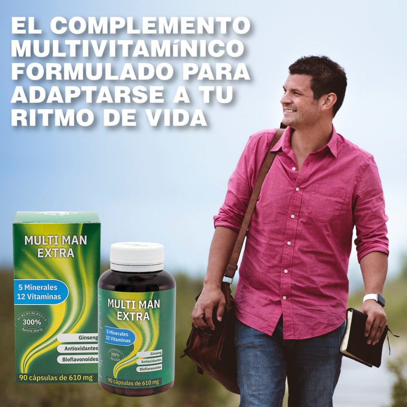 ¿Cuál es el mejor complemento de vitaminas para hombres que dan energía y no engordan?