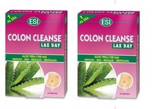 2 caixas de ESI Colon Cleanse Lax Day