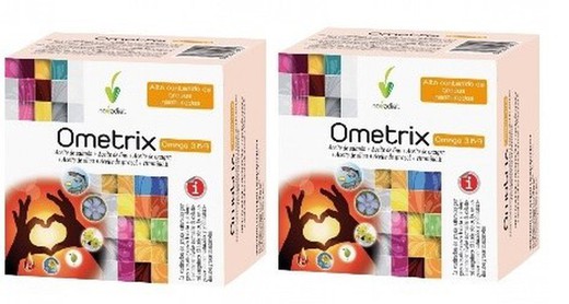 2 boîtes d'Ometrix Omega 3-6-9 de Novadiet