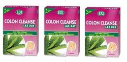 3 caixes de Colon cleans Lax Day d'ESI