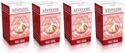 4 cajas  Nivelcol Tongil colesterol  Descuento y Envio Gratis