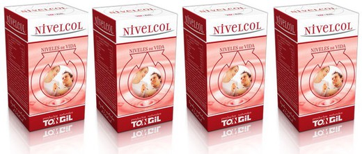 4 cajas  Nivelcol Tongil colesterol  Descuento y Envio Gratis