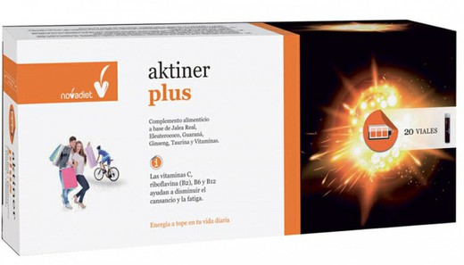 Aktiner Plus de Novadiet energia cansancio 20 viales