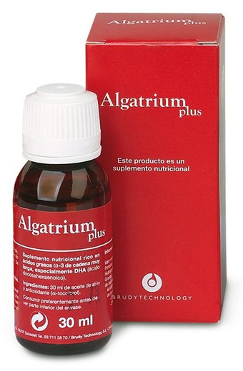 Algatrium Plus  DHA atenção doença bipolar Crianças e adultos Solaray 30 ml