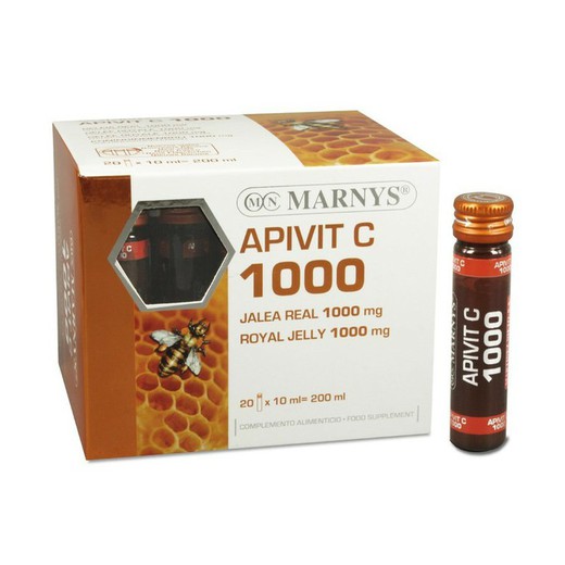 Apivit C de Marnys 20 viales de 1000 mg