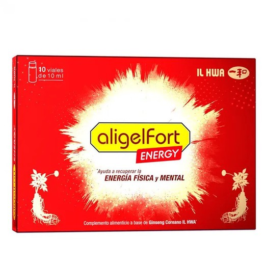 Aligel Fort Energy Tongil 10 fioles 10ml
