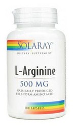 Arginine 500mg 100 capsules Solaray