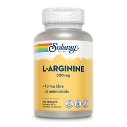 L Arginine 500mg 100 capsulas Solaray