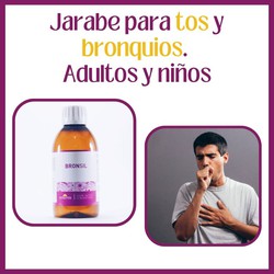 Bronsil jarabe para niños y adultos tos bronquios