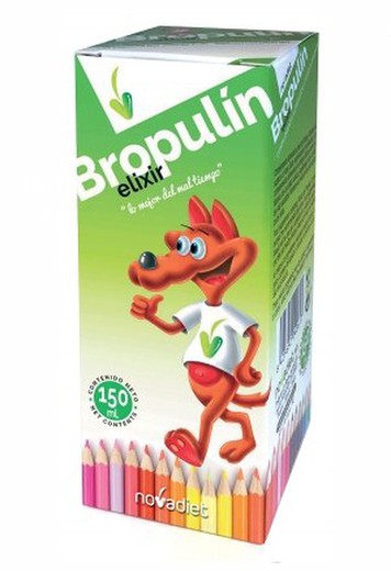 Bropulin elixir niños mocos y resfriados Novadiet 150 ml