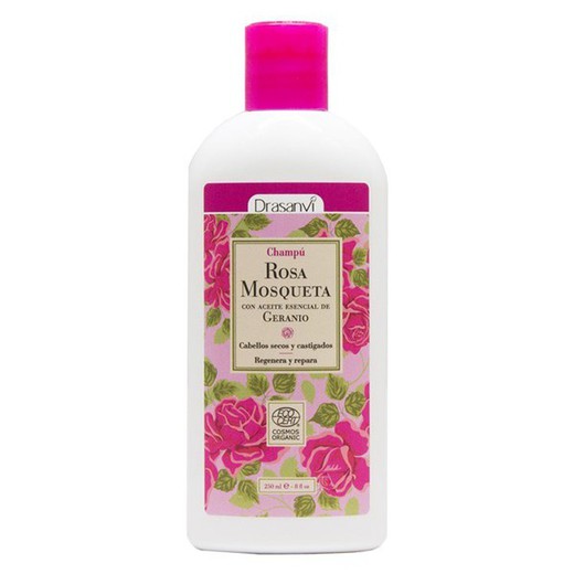 Champô de Rosa Mosqueta Ecocert Bio 250ml Drasanvi