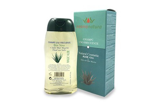 Shampooing fréquemment avec des sels d'Aloe vera et la Mer Morte 250 ml