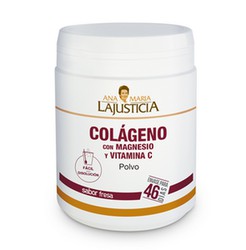 Colágeno com sabor de morango e magnésio e vitamina C 350gr Ana M Lajusticia