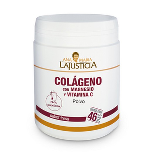 Colageno con Magnesio y Vitamina C sabor fresa 350gr Ana M Lajusticia