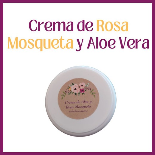 Crema d'Aloe vera Bio i Rosa Mosqueta 100ml