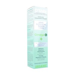 Crema manos  uñas  cuticulas y pies Omega 6 D'Shila