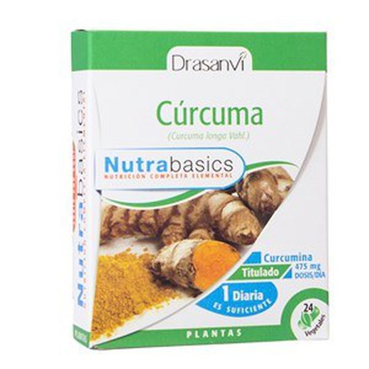 Curcuma 24 Capsules Nutrabasicos Drasanvi