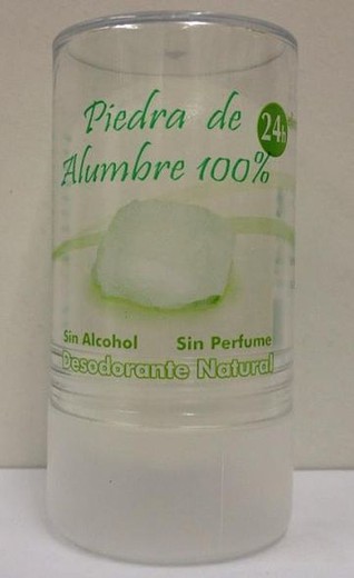 mineral alúmen desodorizante orgânico de potássio 100% 120g