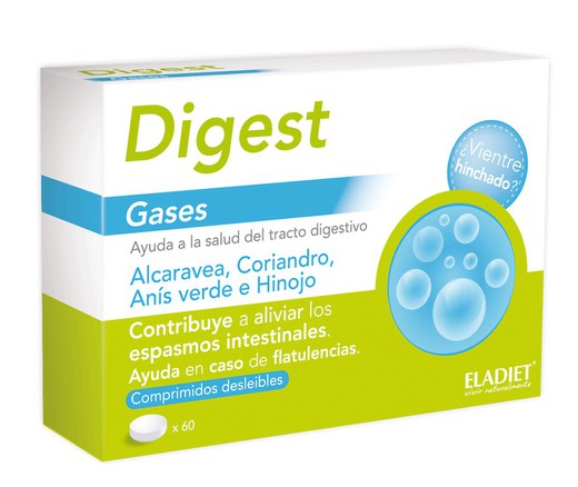 Digest Gases de Eladiet 60 comprimidos