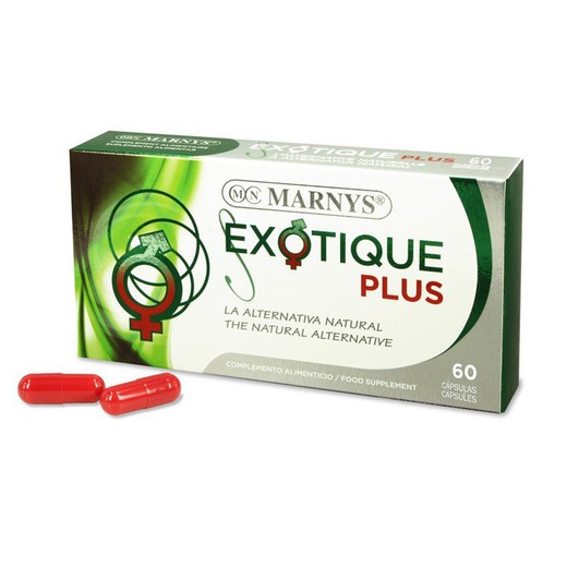 Exotique Além disso vitalidadeMARNYS 60 cápsulas de 510 mg