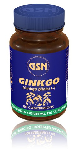 Ginkgo biloba GSN 80 comprimidos,