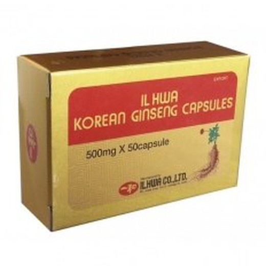 Ginseng coréen 50 capsules / boîte Tongil 500mgr