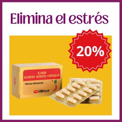 Ginseng coreà, estres 100 capsules