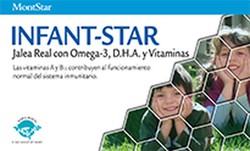 Infant Star crianças da geléia com Omega 3 e DHA Montstar-Espadiet