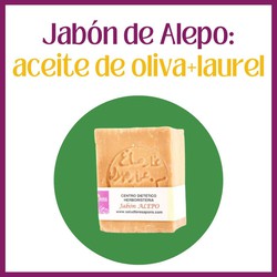 Jabon de Alepo 25% laurel y aceite de oliva