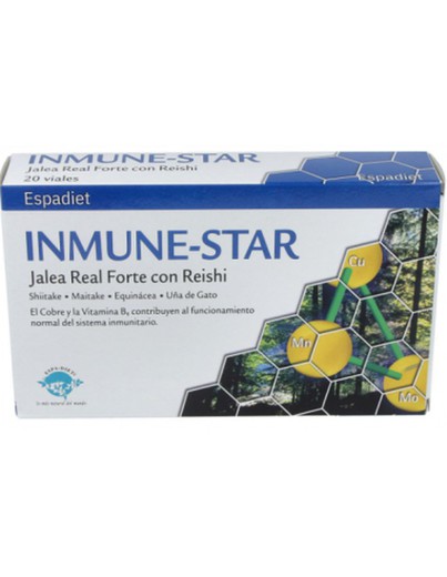 Imunológico geléia Estrela Forte S immunologico Espadiet MontStar 20 ampolas