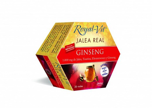 Gelée Royale au Ginseng 1000 et Taurine Royal Vit Dietisa