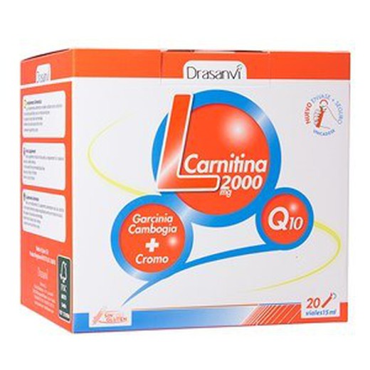 L-Carnitine 2000 mg 20 Flacons Drasanvi