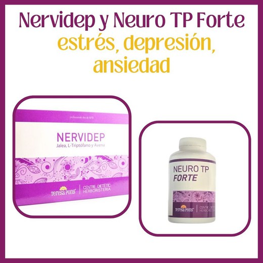 Nervidep y Neuro TP Forte  estres depresión ansiedad