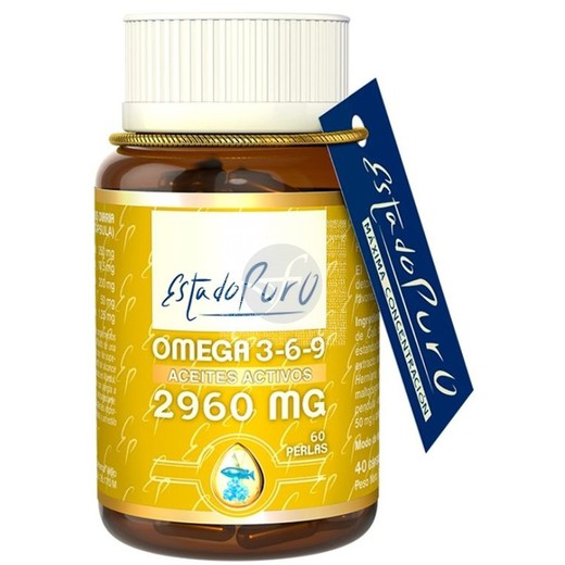 Omega  3 6 9  Tongil 60 pérolas Estado Puro