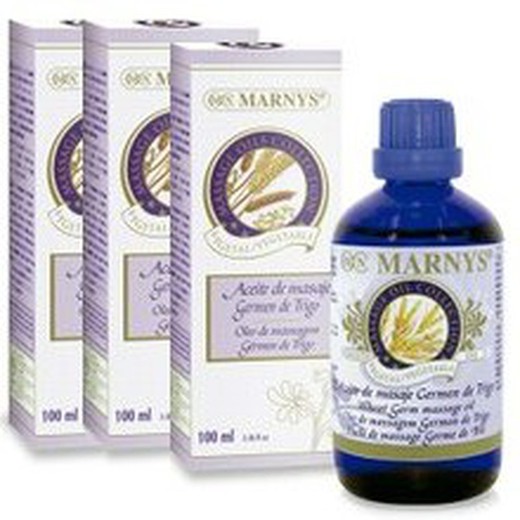 PACK X3 Aceite de masaje Germen de trigo de Marnys 100 ml