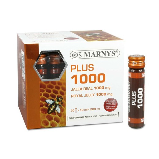 Plus 1000 Jalea Real de Marnys 20 viales de 1000 mg