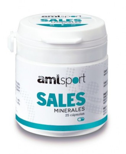 Sais minerais AMLsport 25 cápsulas