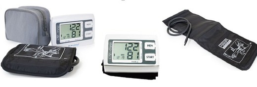 Tensiómetro de presión arterial digital de brazo automático con estuche