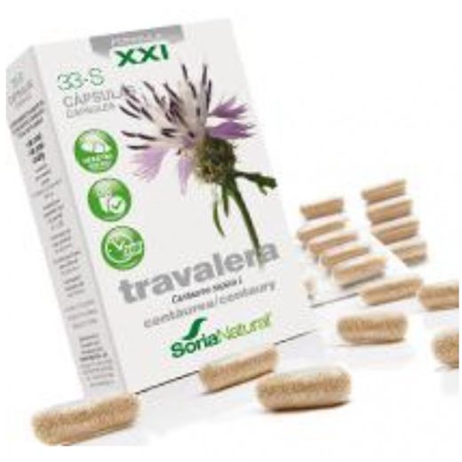 33-S Travalera XXI control azucar 30 capsulas Soria Natural