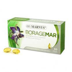 Aceite de Borraja Boragemar Omega 3 6 Vit E GLA de Marnys 60 cápsulas