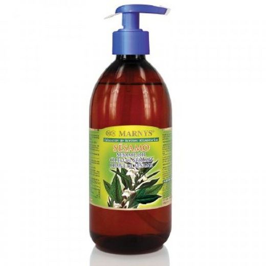 Aceite de Sésamo 500 ml 100% puro de Marnys uso externo y alimentario
