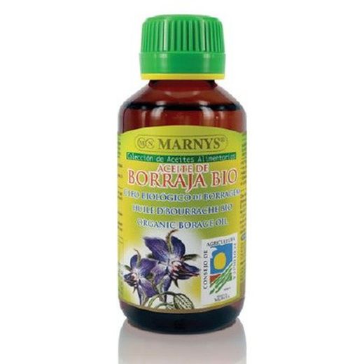 Aceite Puro de Borraja BIO de Marnys uso externo y alimentario 125 ml