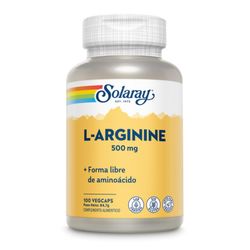 L Arginine 500mg 100 capsulas Solaray
