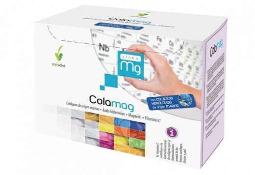 Colamag colageno marino vitamina C y magnesio 20 sobres Novadiet